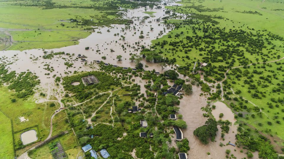 Parts of Maasai Mara National Reserve were left submerged by the flooding. - Bobby Neptune/AP