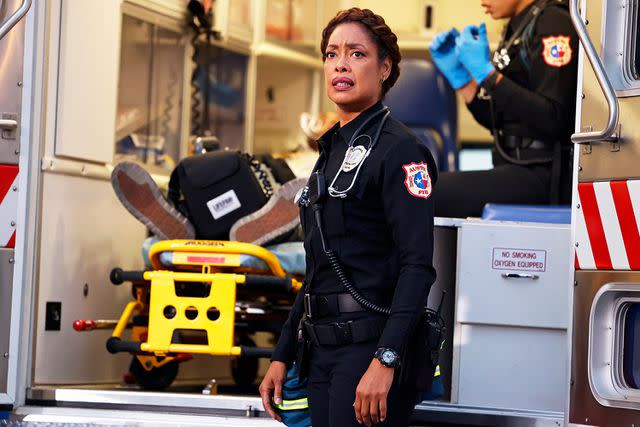 <p>FOX/Getty</p> Gina Torres in '9-1-1 Lone Star'