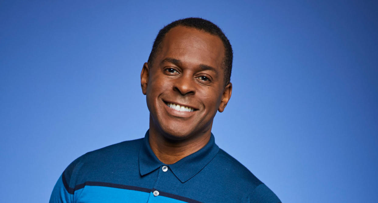 Andi Peters in a 2019 promotional still for Good Morning Britain. (ITV/Jonathan Ford) 