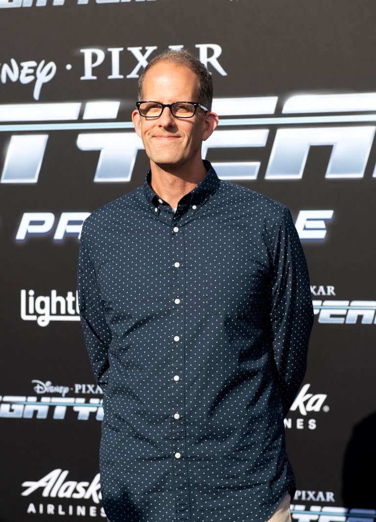 El jefe creativo de Pixar, Pete Docter, en la premiere