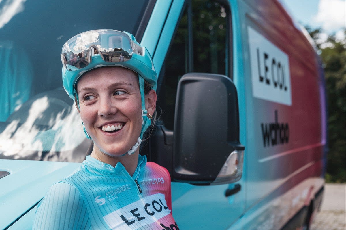 Lizzie Holdern heads into the Tour de France Femmes on the back of the best season of her  (Le Col-Wahoo)