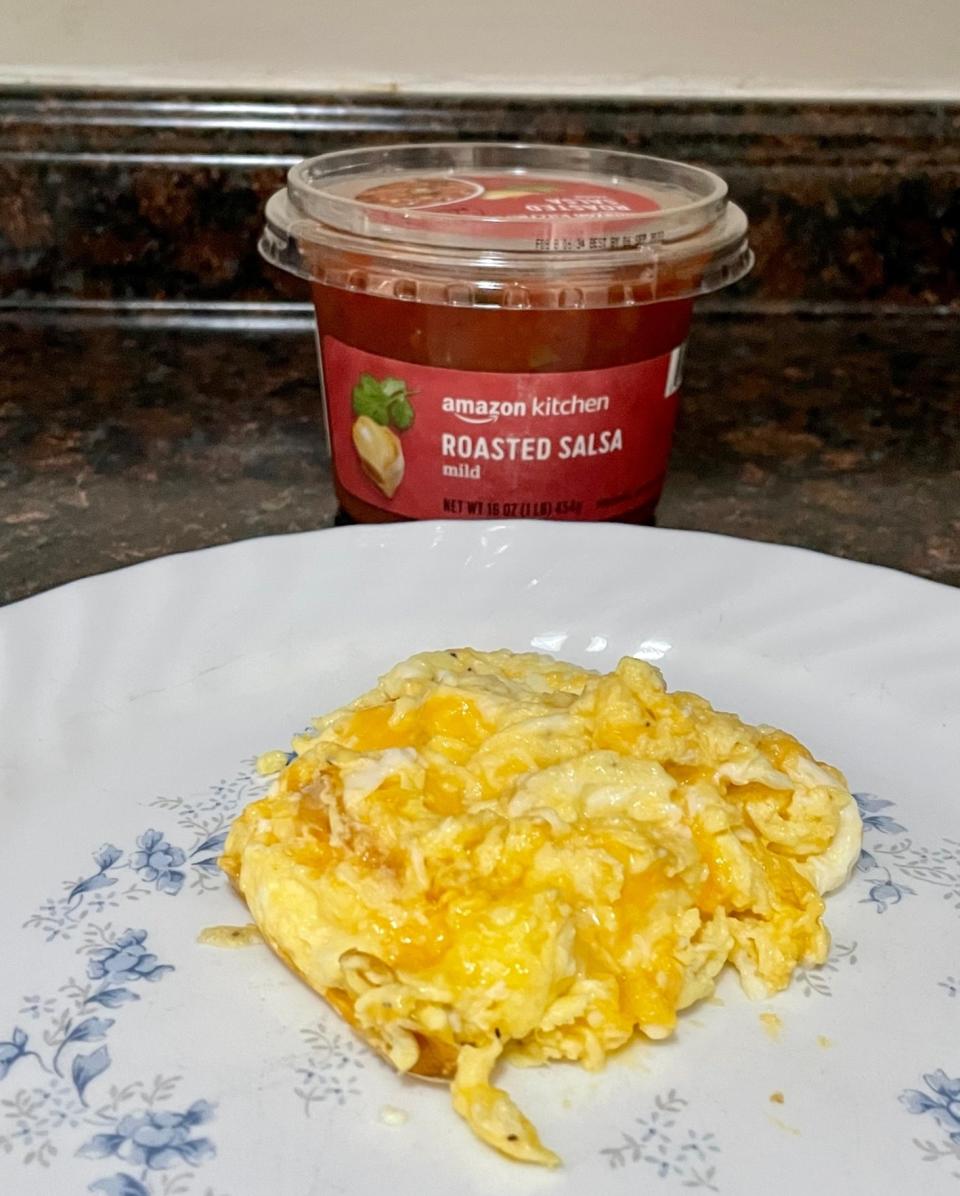 Eggs and salsa