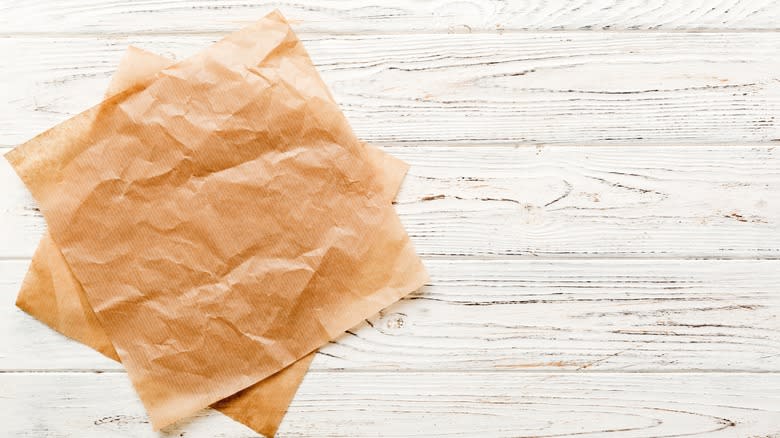 Brown parchment paper