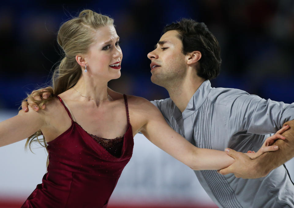 <p>Kaitlyn Weaver (Houston, TX), Canada, Ice dancing </p>