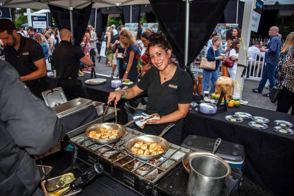 Guests can enjoy samples of dishes from local chefs and restaurants, as well as national brands.