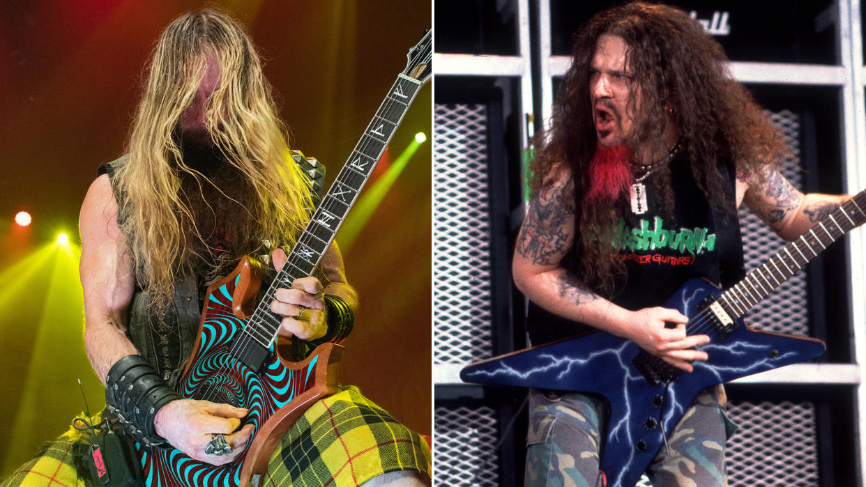  [L-R] Zakk Wylde and Dimebag Darrell 