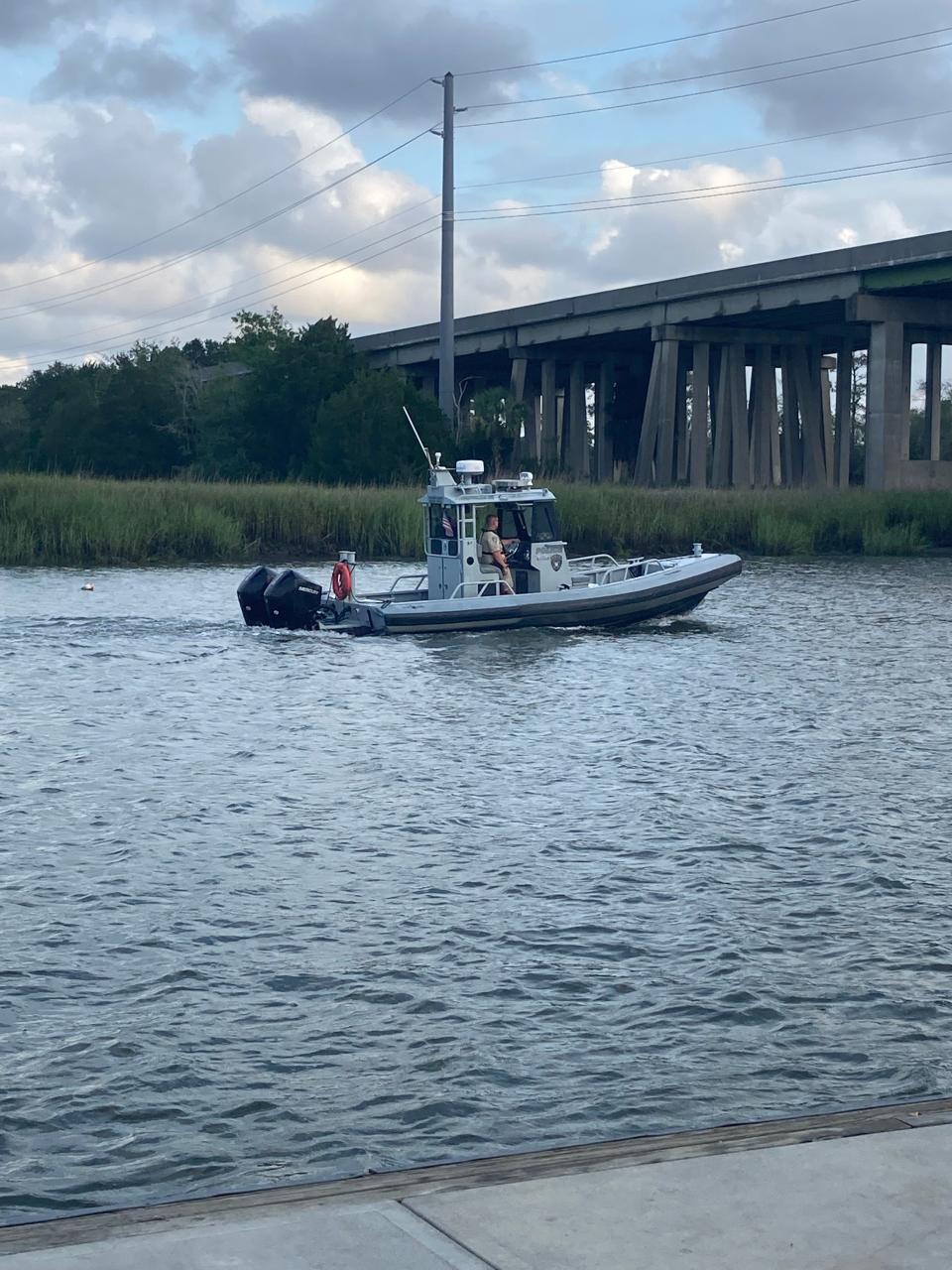 Chatham Marine Patrol Boat patrols the area.