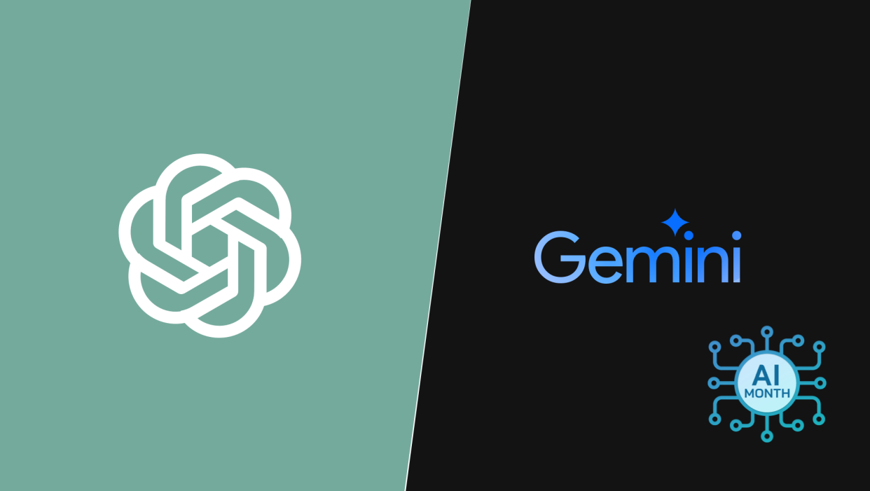  ChatGPT vs Gemini. 