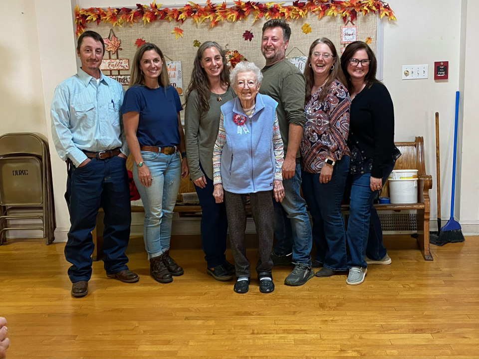 Thelma Gerspach celebrated her 101st birthday on Oct. 7, at her church, Otterbein United Methodist Church, Martinsburg, W.Va., with family members.