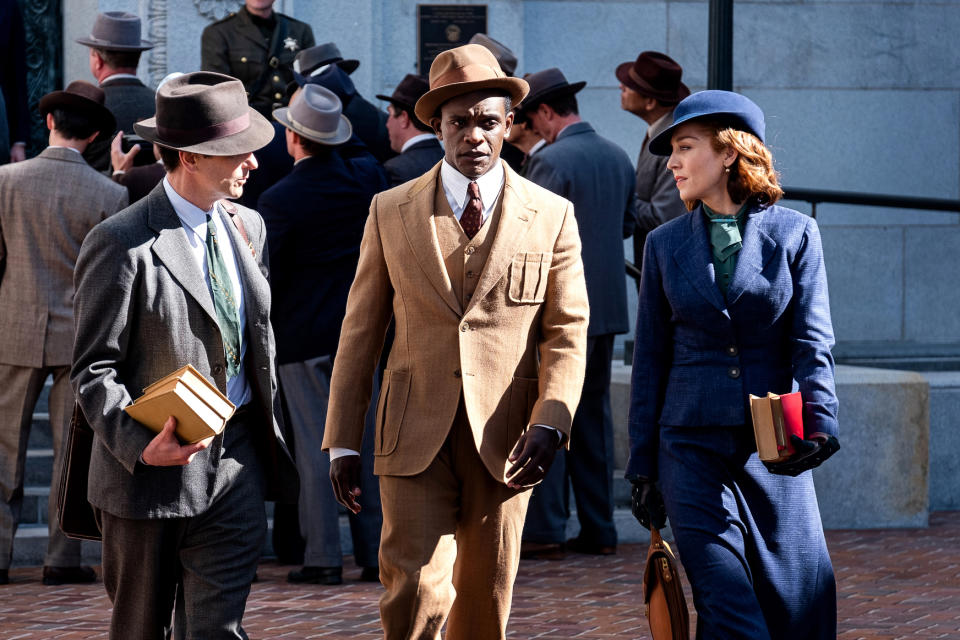 Matthew Rhys, Chris Chalk, and Juliet Rylance in 'Perry Mason.'