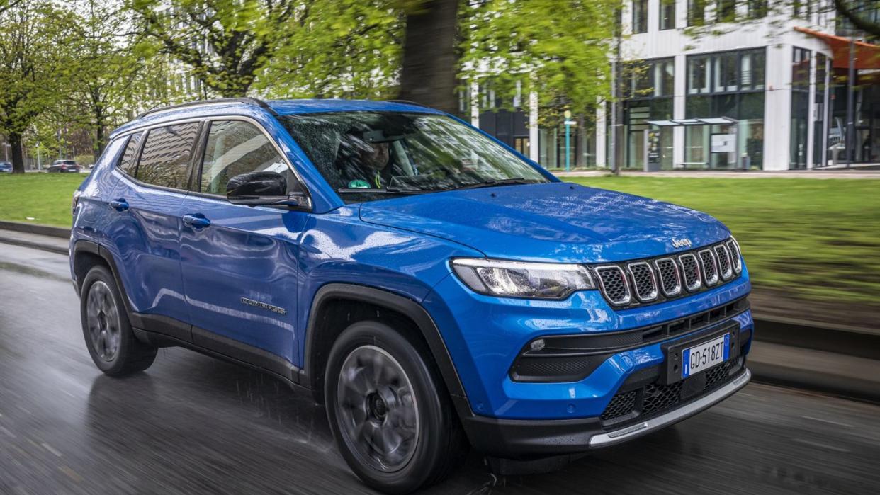 Aufgefrischter Geländewagen: Jeep hat den Compass leicht überarbeitet.