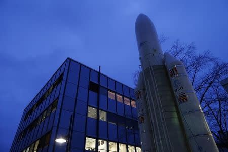 The European Space Agency (ESA) building is pictured in Darmstadt January 20, 2014. REUTERS/Ralph Orlowski