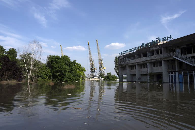 Las inundaciones en Kherson