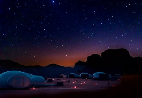 Jordan, with its clear desert skies, is one of the best places to see shooting stars - Credit: istock