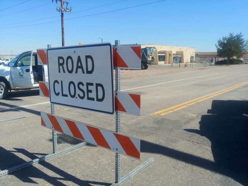 The Pueblo West Metro District administation building, 109 E.Industrial Ave. was heavily damaged by a bomb cyclone weather event in March 2019. The district board hopes to purchase the former Pueblo West ReMax office building to replace it.