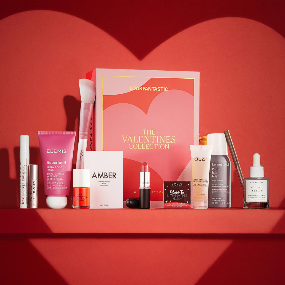The Valentine's themed bundle is filled with just under £200 worth of goodies for only £46.75. (Lookfantastic)