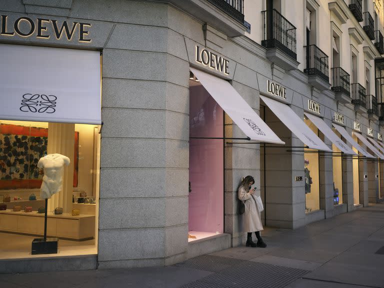 Una tienda de lujo en Salamanca, en Madrid. (Samuel Aranda/The New York Times)