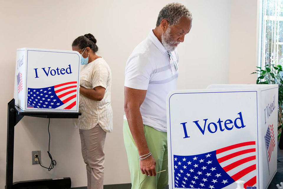 Residents of Richland County, South Carolina, vote early on June 1, 2022.  / Credit: Joshua Boucher/The State/Tribune News Service via Getty Images