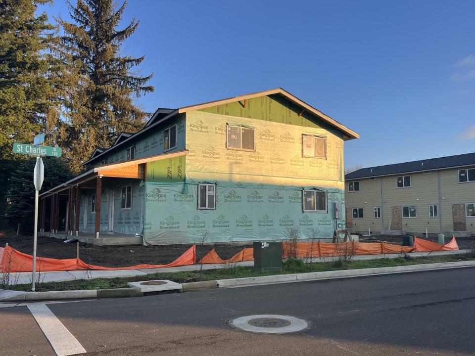 The Nelson Place housing subdivision is under construction in west Eugene with plans to complete work in 2024.