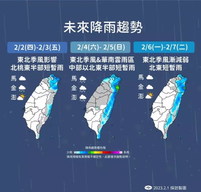 好天氣掰掰！未來一週3段式變天　林嘉愷曝「補班日」水氣最多