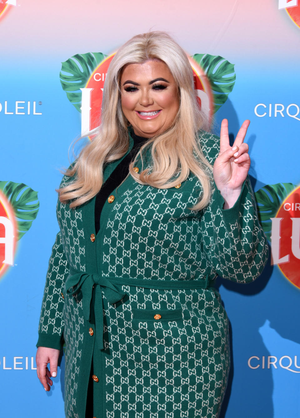 LONDON, ENGLAND - JANUARY 15:  Gemma Collins attends Cirque du Soleil's 