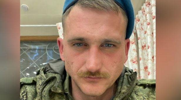 A file still photo provided to CBS News by Pavel Filatyev shows the Russian paratrooper, who fled Russia into exile after serving in with the army during its invasion of Ukraine's Kherson region.  / Credit: Courtesy of Pavel Filatyev