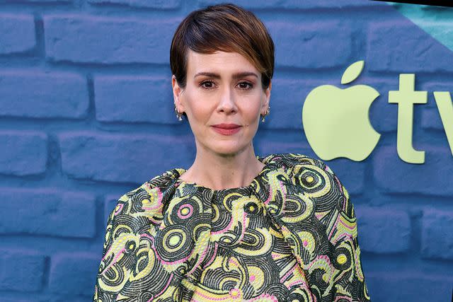 <p> Leon Bennett/Getty </p> Sarah Paulson attends the L.A. premiere of Apple TV's original series 'Platonic' on May 10, 2023.