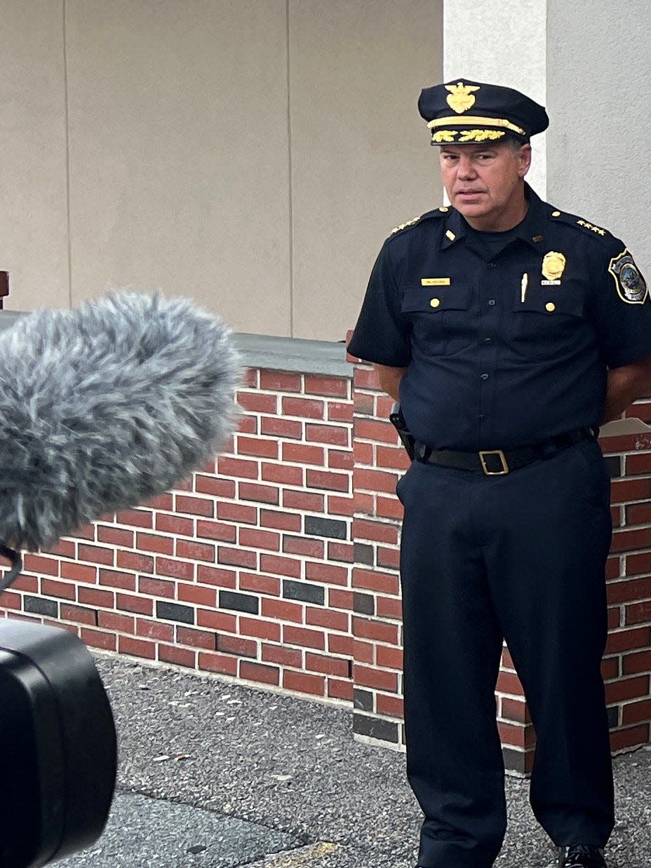 Chief Oliveira described the 17-year-veteran officer as an "unbelievable detective" who displays his commitment to protecting the public on a daily basis during a press conference Tuesday.