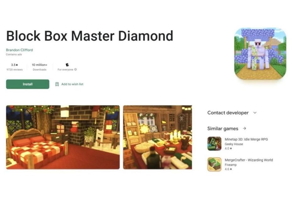 Block Box Master Diamond下載次數超過1千萬。（圖／翻攝自Google Play商店）