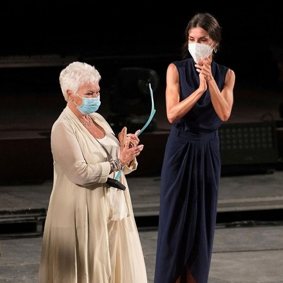 Queen Letizia of Spain Awards Judi Dench with Award