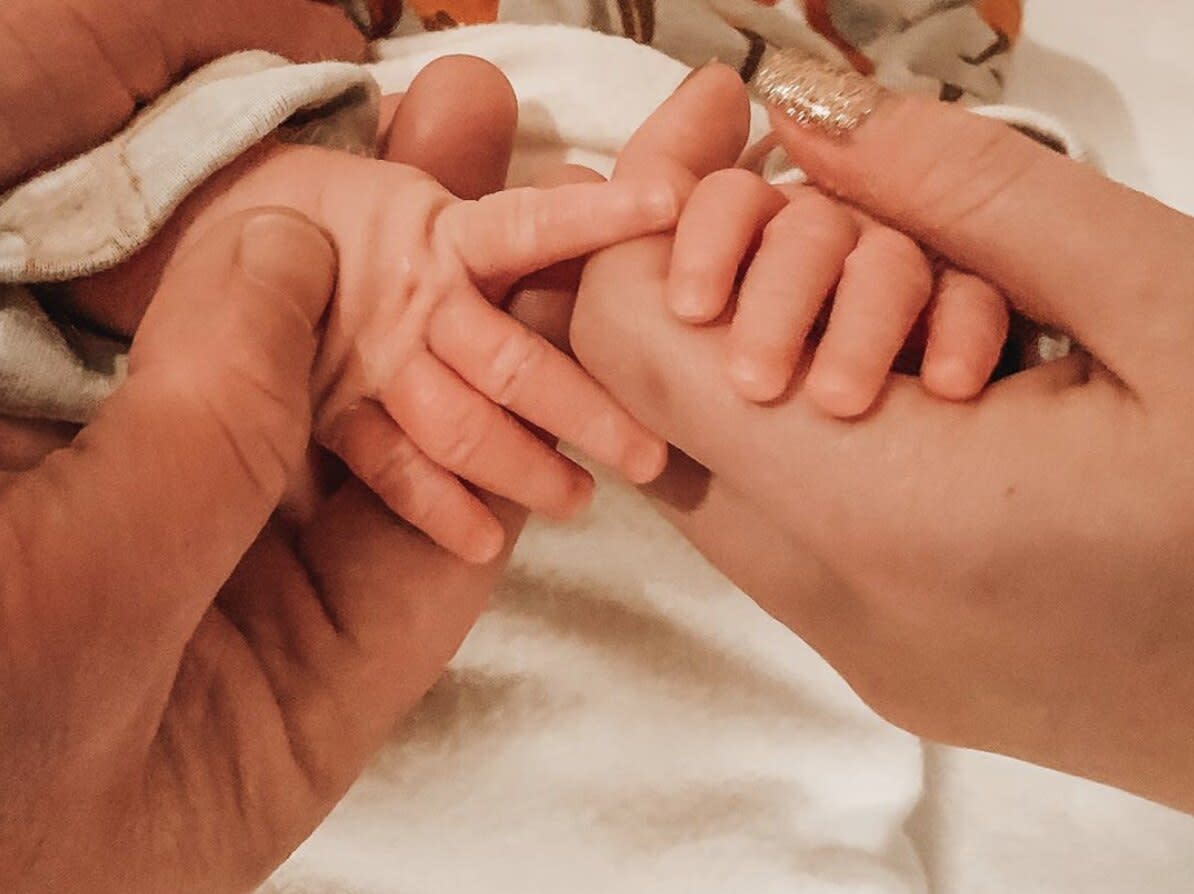 "The Big Bang Theory" star Johnny Galecki and his girlfriend Alaina Meyer announced they welcomed their first child together on Wednesday, Dec. 4, 2019, with a sweet photo of their newborn's hands. "With full and grateful hearts we welcome our beautiful son into this incredible world," both Galecki and Meyer wrote on their Instagrams. The couple went public with their relationship in September 2018.