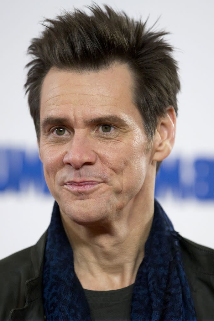 Daniels said he’s still in touch with Carrey. AFP/Getty Images