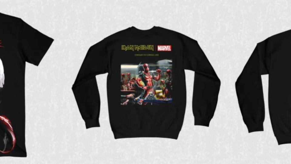 maiden marvel 2 Iron Maiden and Marvel Join Forces for New Merch Collection