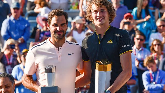 Federer was beaten in the final by Alexander Zverev. Image: Getty