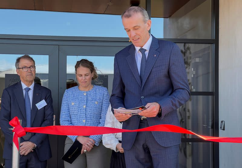 Opening of Kongsberg's new missile factory in Kongsberg