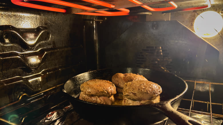 tenderoil steaks under broiler