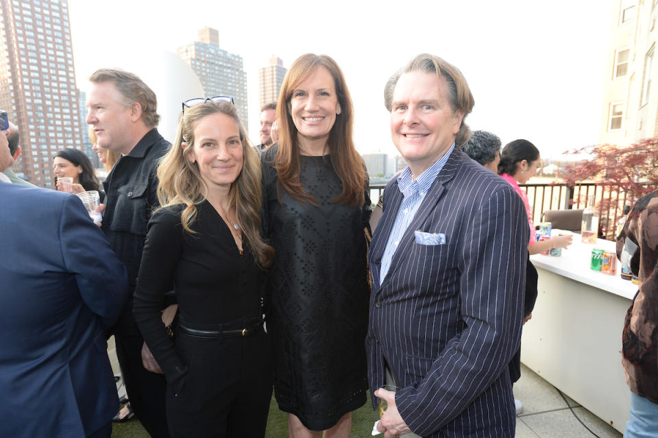 Karis Durmer and Daniel Vitale with The Brownestone Group’s Tim Boerkel.