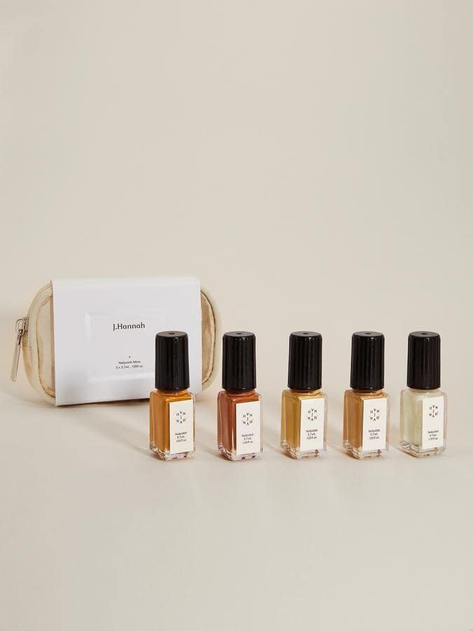 There's always one friend who isn't a big fan of color &mdash; they prefer more muted tones in their wardrobe. This mini nail polish set is for them. <a href="https://fave.co/39TI4iI" target="_blank" rel="noopener noreferrer">J.Hannah's nail polish</a> are made with the "color-resistant" in mind with subtle shades with names like "Dune" and "Ghost Ranch." If you don't know, <a href="https://fave.co/33Gio8M" target="_blank" rel="noopener noreferrer">J.Hannah</a> is probably more known for being a <a href="https://www.huffpost.com/entry/the-best-sustainable-jewelry-brands-affordable_l_5f2c5a3ac5b6b9cff7eefeb6" target="_blank" rel="noopener noreferrer">fine jewelry company that's sustainable</a>, too. <a href="https://fave.co/3opjMoh" target="_blank" rel="noopener noreferrer">Find this set for $54 at J.Hannah</a>. The brand has a <a href="https://fave.co/3602IOb" target="_blank" rel="noopener noreferrer">nail polish set</a> made in collaboration with the Metropolitan Museum of Art as well. 