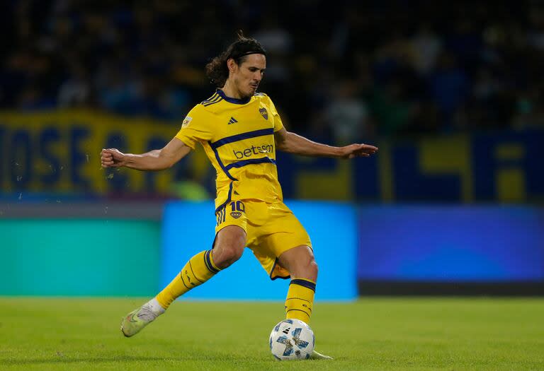 Edinson Cavani será titular en Boca por la Copa Sudamericana por segunda vez en el torneo: el uruguayo es uno de los líderes