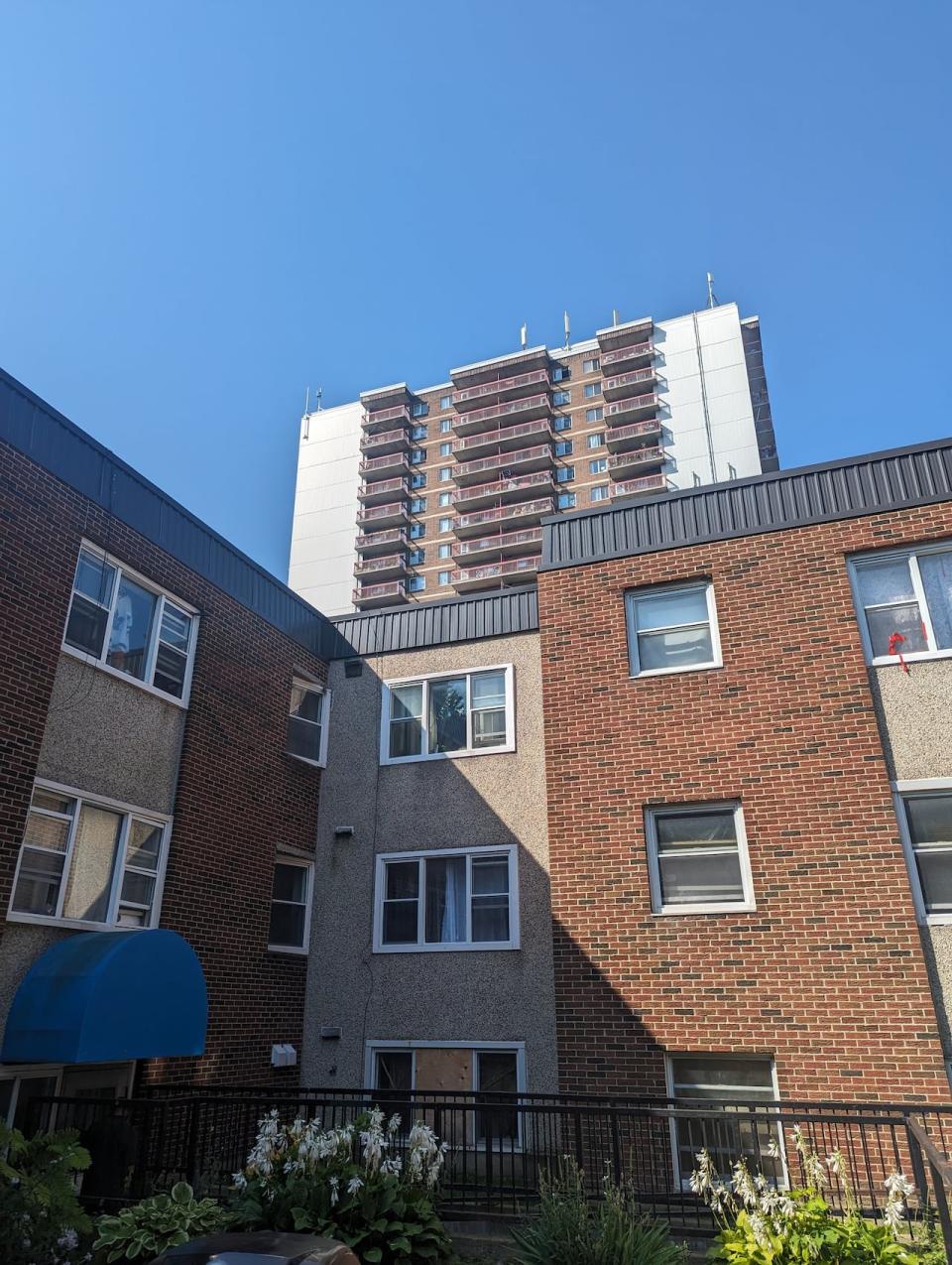 A free community Wi-Fi pilot project will be rolling out in the fall at these two community housing buildings on Donald Street. The plan is to expand to other locations across the city over the next five years. 