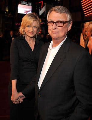 Diane Sawyer and director Mike Nichols at the Los Angeles premiere of Universal Pictures' Charlie Wilson's War