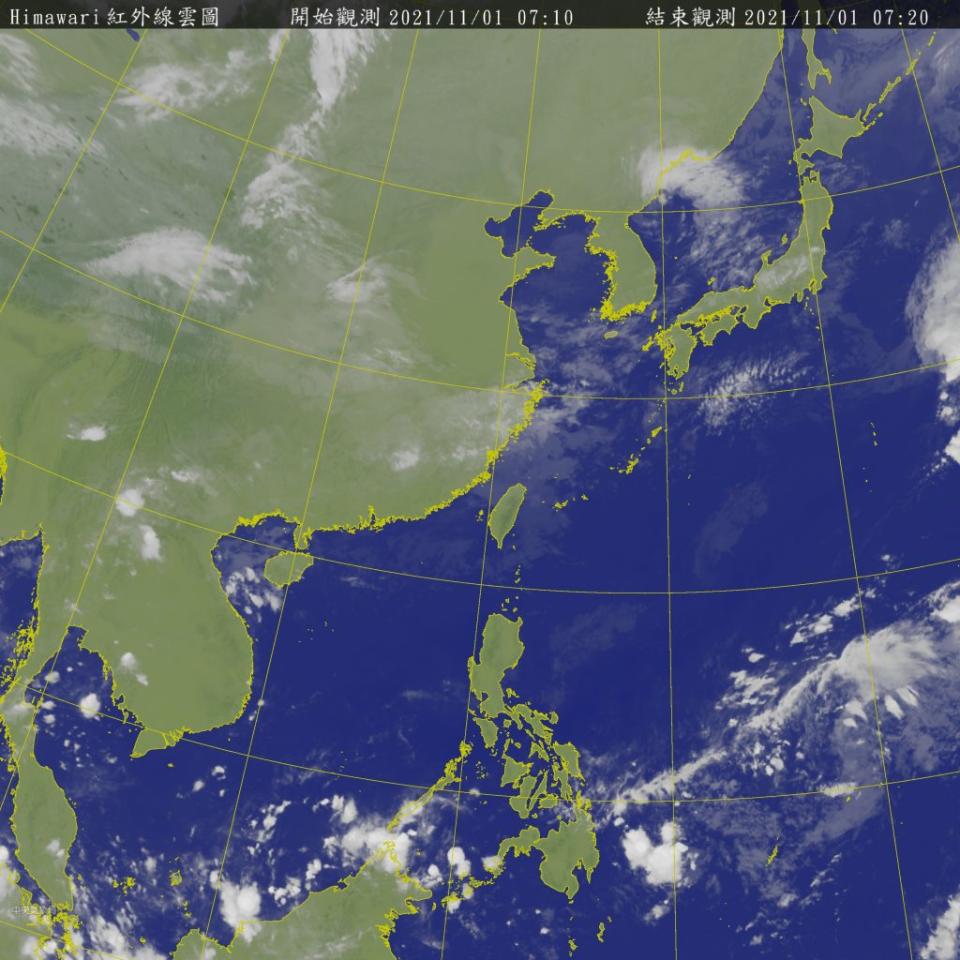 入秋最強冷空氣即將報到。（氣象局提供）