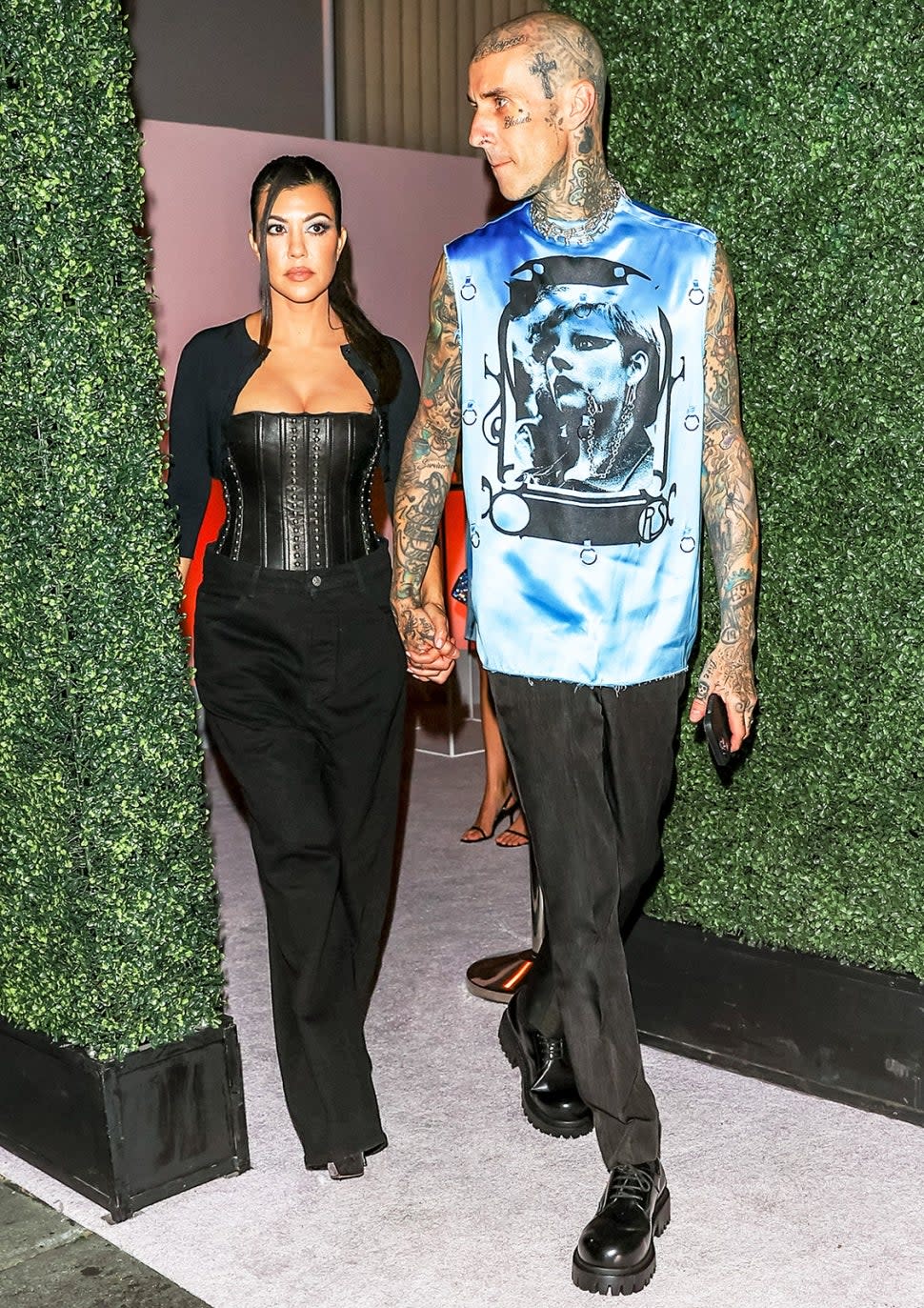 Kourtney Kardashian and Travis Barker