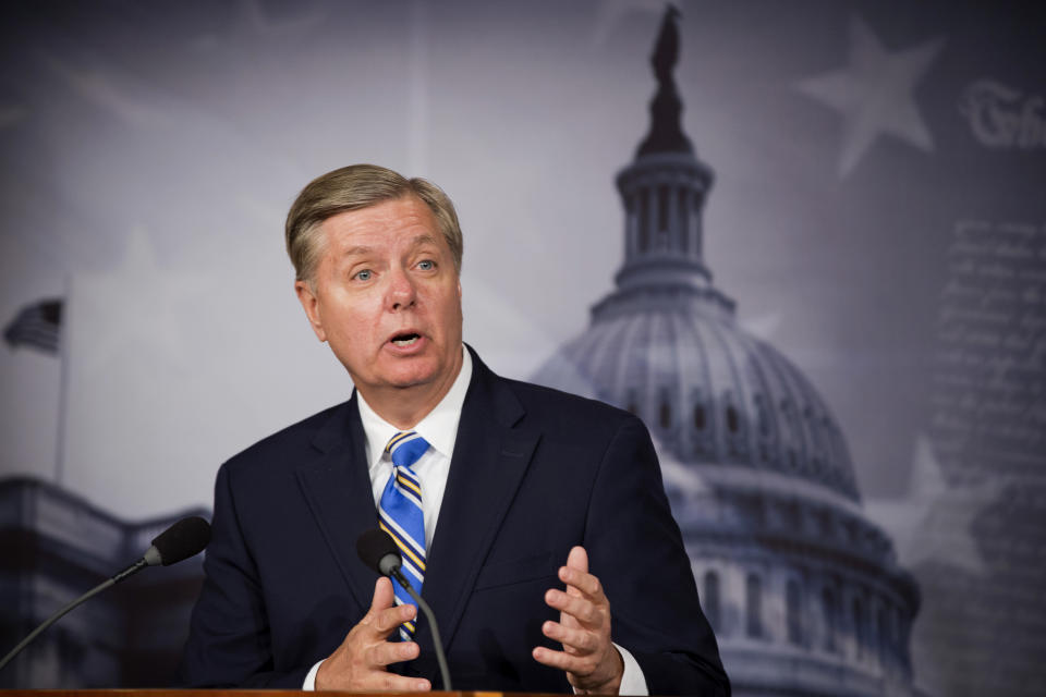 Sen. Lindsey Graham (R-S.C.) said he was <a href="http://www.huffingtonpost.com/2013/06/06/lindsey-graham-nsa_n_3396223.html?1370532449" target="_blank">"glad" the NSA was collecting phone records. </a>  "I don’t mind Verizon turning over records to the government if the government is going to make sure that they try to match up a known terrorist phone with somebody in the United States," Graham said in an interview on "Fox and Friends."