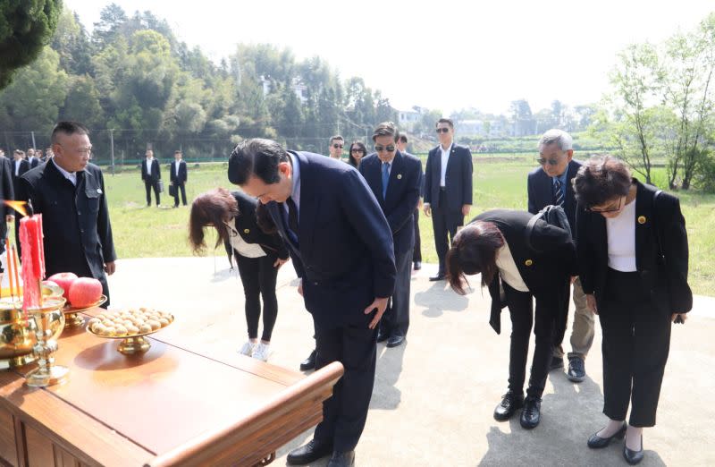 ▲馬英九湖南祭祖。（圖／馬英九辦公室提供）