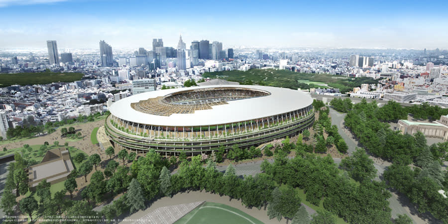 <p>National Stadium (Photo courtesy of Tokyo 2020) </p>