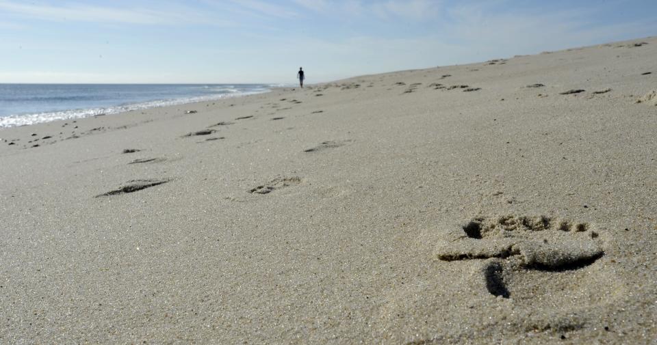 A barefoot beach day at Nauset Beach in Orleans.
