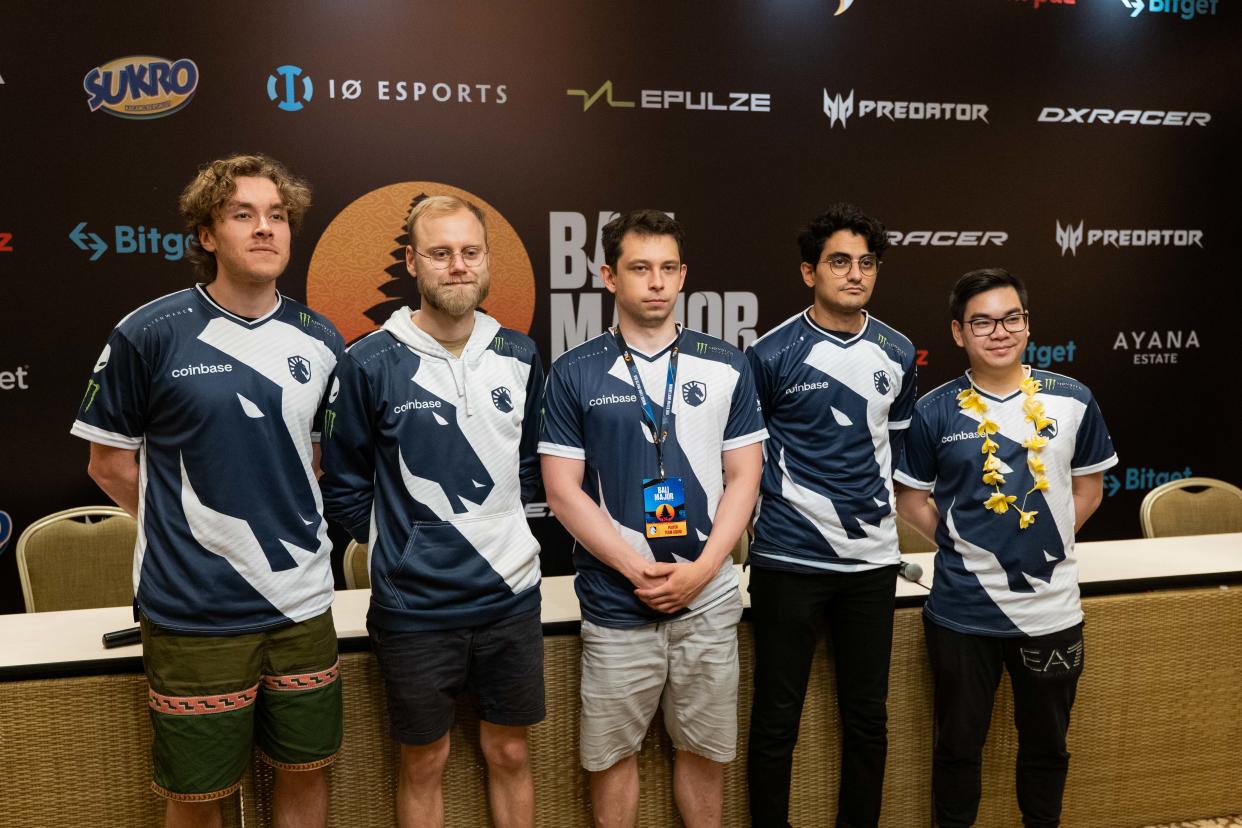 Team Liquid at the Bali Major. (Photo: Yahoo Southeast Asia)