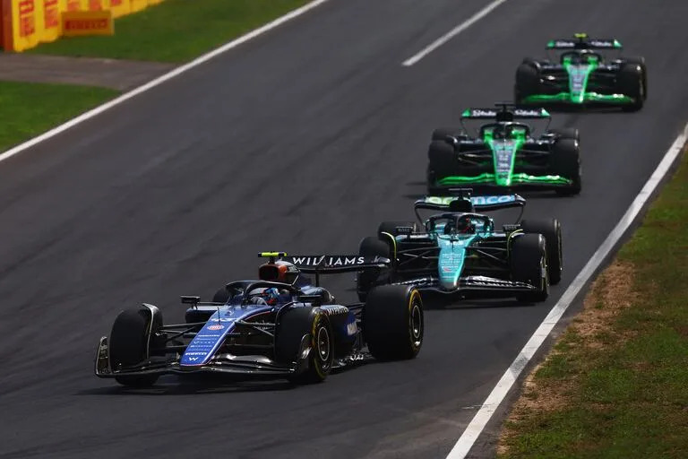 Franco Colapinto llegó 12° en su debut en la Fórmula 1 en el GP de Monza en Italia