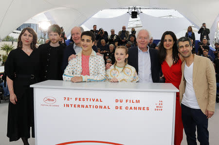 72nd Cannes Film Festival - Photocall for the film "Le jeune Ahmed" (Young Ahmed) in competition - Cannes, France, May 21, 2019. Directors Jean-Pierre Dardenne and Luc Dardenne and cast members pose. REUTERS/Regis Duvignau